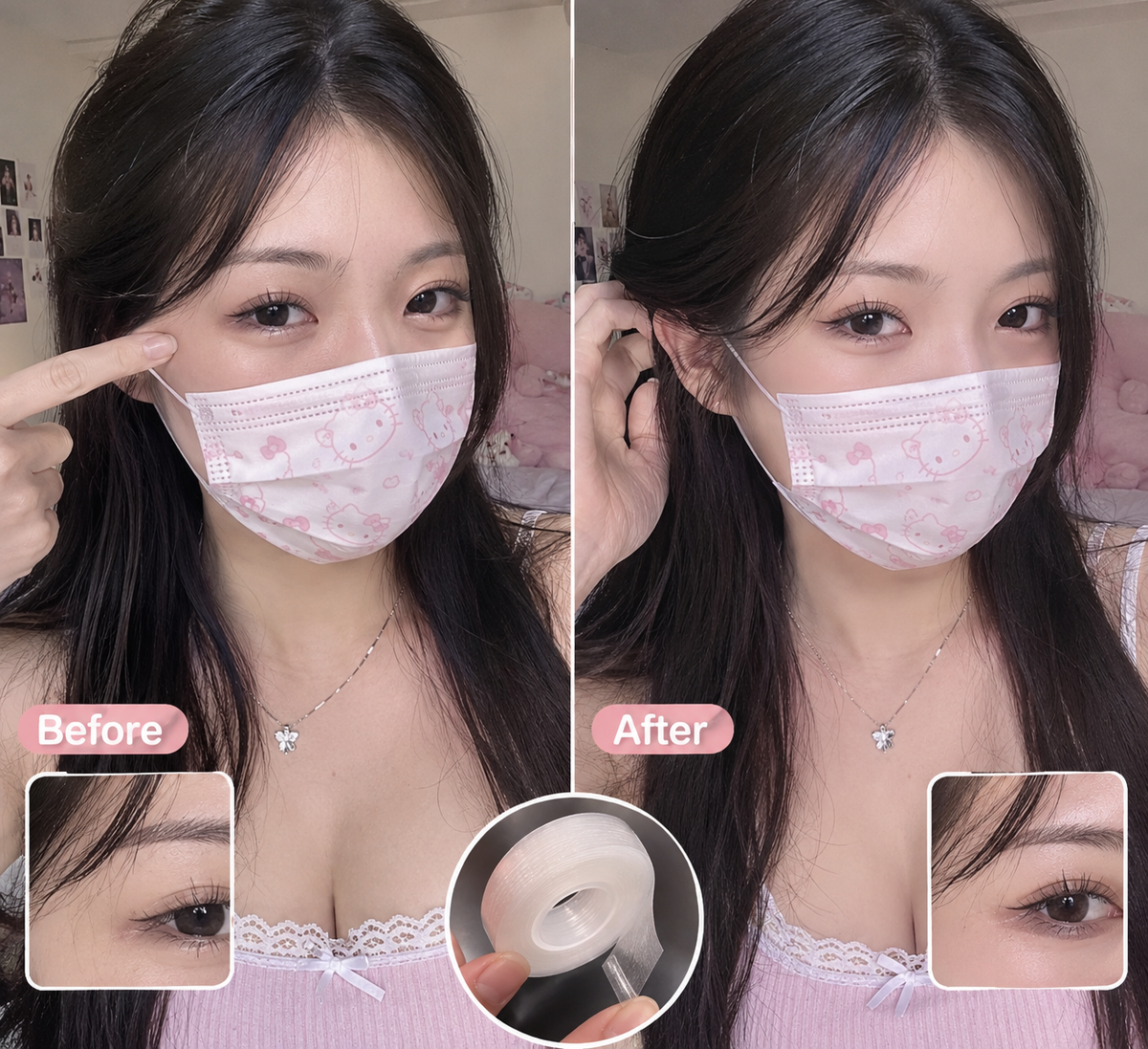 ✨ Invisible Face Lift Tape – Instant Eye Lift