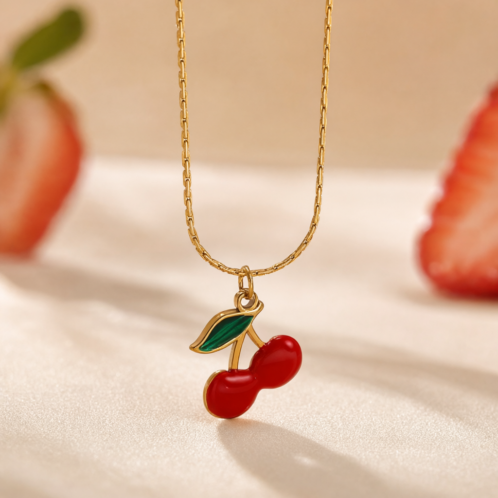 Necklace - 🍒